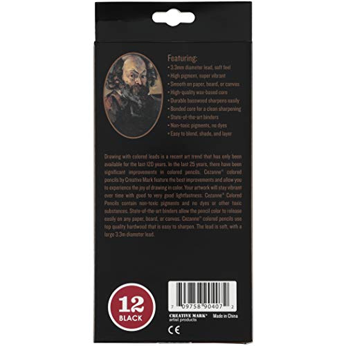 Creative Mark Premium Colored Pencils Black Set of 12 (12 Count)
