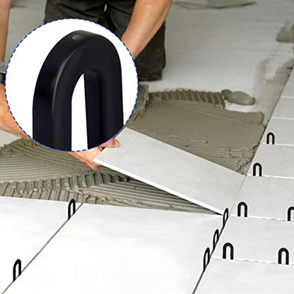 300 Pcs Horseshoe Shims U Shape Plastic Shims Tile Spacers 1