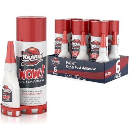 Wow! CA Glue 6x3.50 oz (6 Count)