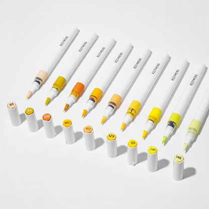 ROSYMENG 9 Color Acrylic Paint Pens (9 Count)