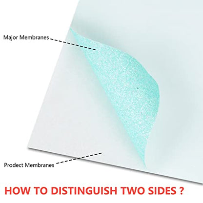 Heat Transfer Vinyl Glow Cyan Glitter HTV Rolls