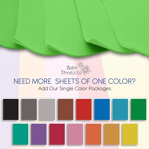 Light Green EVA Foam Sheets for Crafts