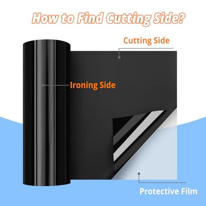 Black HTV Iron on Vinyl