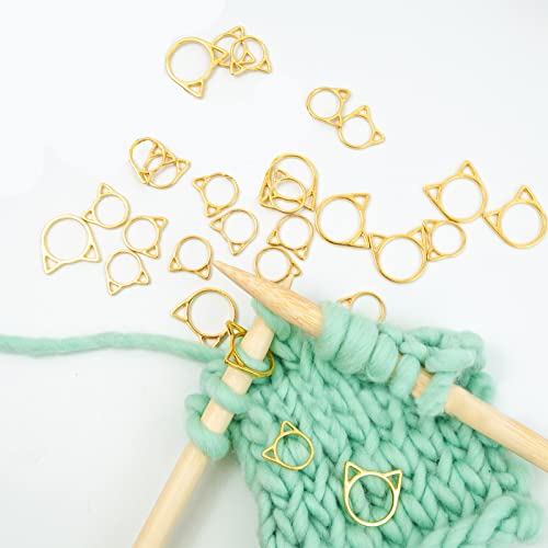 Cat Stitch Markers Cute Stitch Markers Metal Stitch Marker for Crocheting