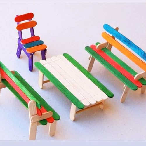 450Pcs 4.5 Inch Popsicle Sticks (450 Count)