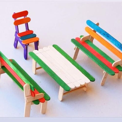 450Pcs 4.5 Inch Popsicle Sticks (450 Count)