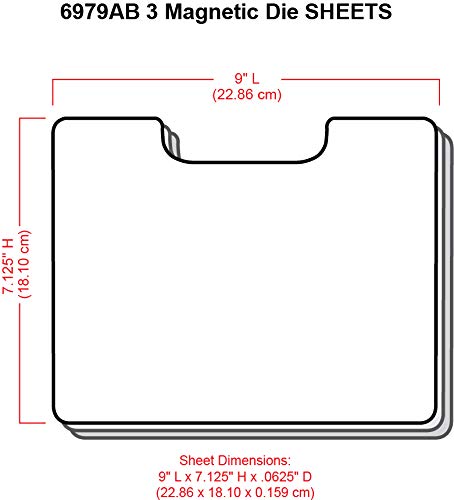 6979AB Magnetic Die Sheet Set 3 (3 Count)