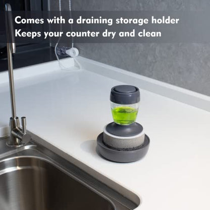 Dish Brush with Soap Dispenser