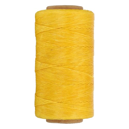 284 Yard Flat Waxed Thread 150D 1mm Leather Sewing Cord for Repairing Shoes Bags Wallets Jewelry Making DIY Leather Craft