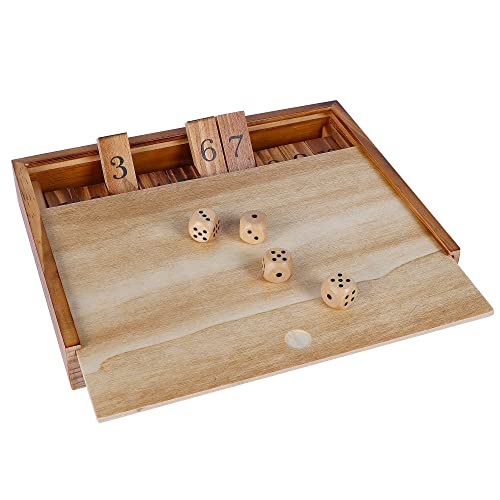 Shut The Box & 4 in a Row Tables Game Set