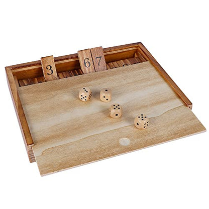 Shut The Box & 4 in a Row Tables Game Set