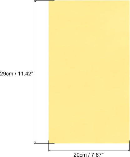 MECCANIXITY 50 Sheets Heat Reactive Foil, 20x29cm Matte Gold Foil Transfer Sheets Toner Reactive Foil Transfer Foil Sheets Hot Foil Stamping Paper for Crafts DIY Cardmaking Album Decoration