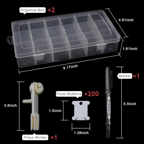 Embroidery Floss Organizer (2 Count)