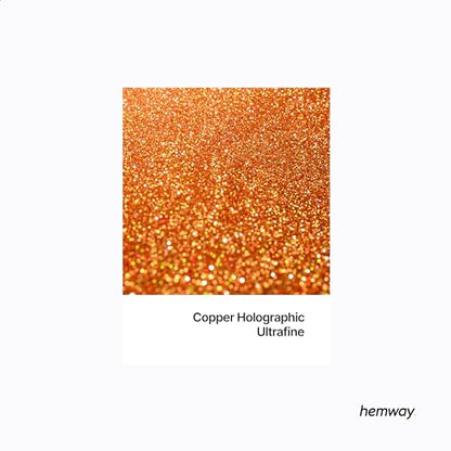 Resin Glitter Copper Holographic 100g Polyurethane & Epoxy Glitter (3.5274 Ounce)