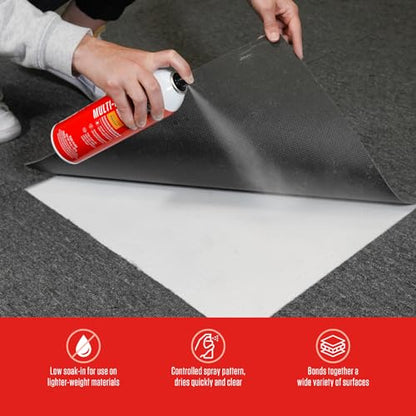 Multi Use Mist Adhesive 14 oz Aerosol 3 Pack (42 Ounce)
