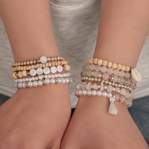 Jewelry Making Supplies Kit Natural Stone Beads for Irregular Natural Stone with for DIY Craft Bracelet Necklace Earrings for Adults