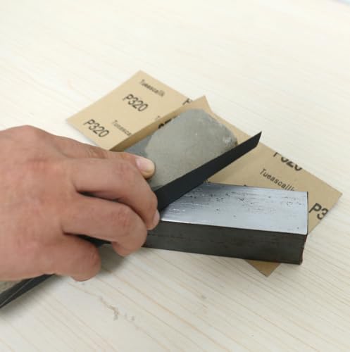 30Pcs 9 x 3.6 Inchs 320 Grit Wet and Dry Handmade Universal Sanding Sheets