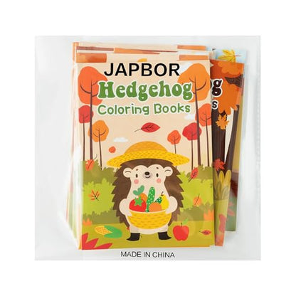 Fall Hedgehog Coloring Books (24 Count)