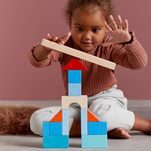 Colored Wooden Building Blocks