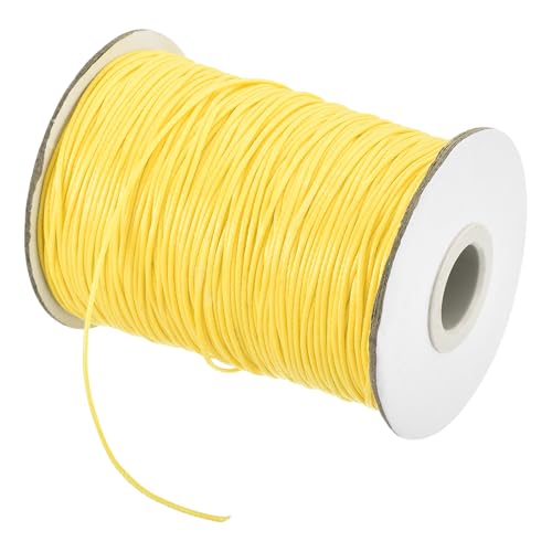 Waxed Cord 1.2mm Waxed Polyester Cord 175 Yard Wax String for Bracelet Making