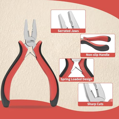 5 Piece 5 Inch Mini Lineman Pliers (5 Count)