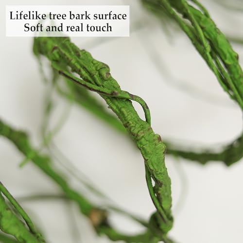 118" S Green Grapevine Garland Fake Tree Branches Willow Twigs