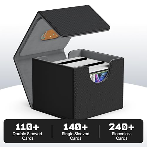 MTG Commander Deck Box Holds 110+ Double Sleeved Cards