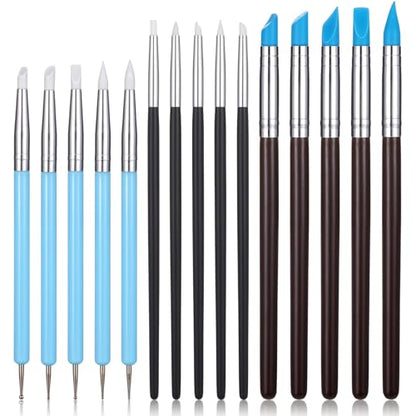 15PCS Silicone Clay Sculpting Tool