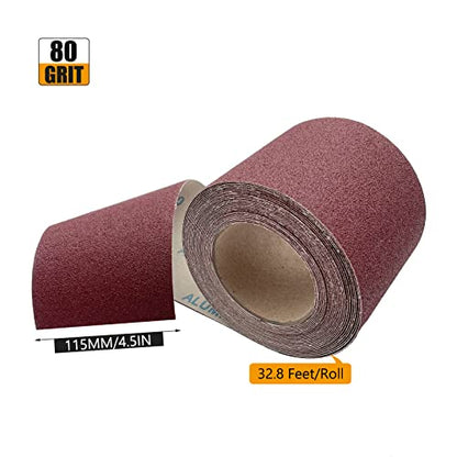80 Grit Emery Cloth Roll
