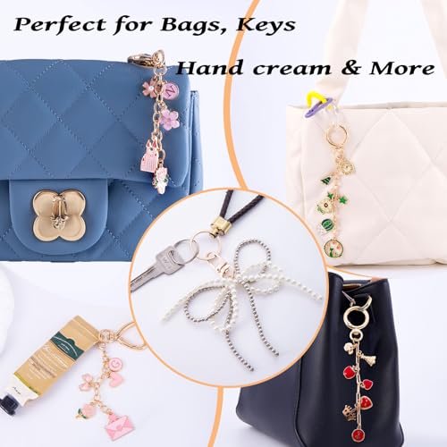 325PCS Charms Lip Gloss Keychain Making Kit