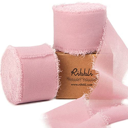 Dusty Rose Chiffon Ribbon 1 (60 Foot)