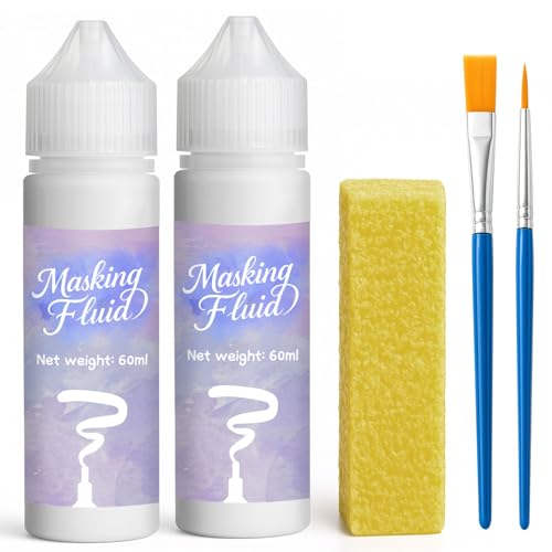 120ml Masking Fluid for Art Watercolor Painting (4.0577 Fl Oz)