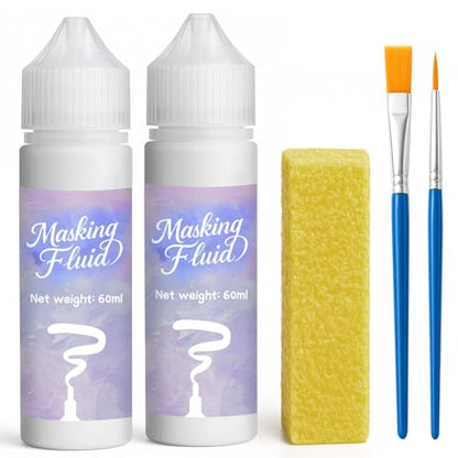 120ml Masking Fluid for Art Watercolor Painting (4.0577 Fl Oz)