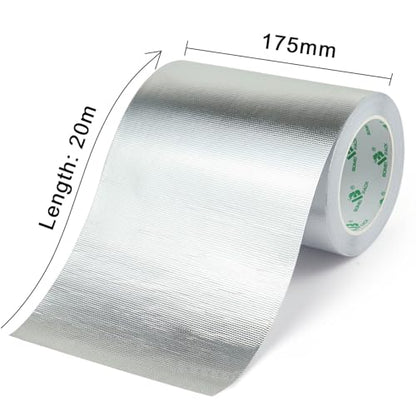 Adhesive Aluminum Foil Heat Shield Tape 1Pack 7inch x 66ft Barrier Fiberglass Thermal Insulation Reflective Material High Temp Protectionn (66 Foot)