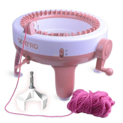 SENTRO 40 Needles Knitting Machine with Electric Adapter