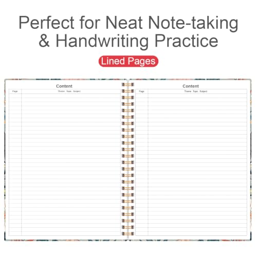 Lined Spiral Journal Notebook for Women & Men