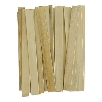 Paint Mix Sticks Pack of 25 Each 12" Birch Paint Mixing Paddles (25 Count)
