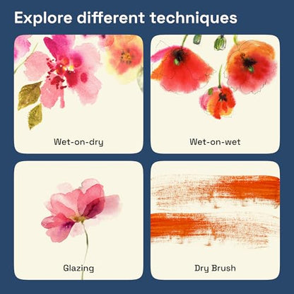 Professional Watercolor Paint Set for Adults