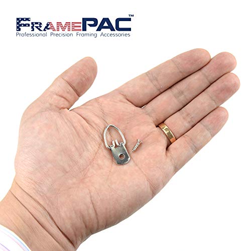 D Ring Picture Hangers with Screws (100 Count)