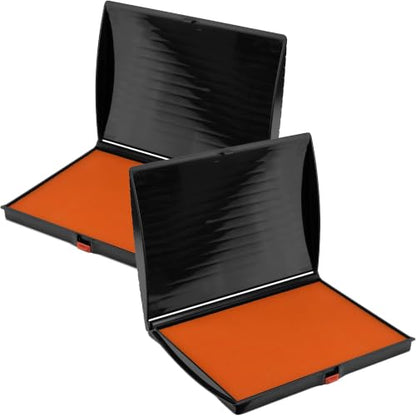 Large Premium Orange Ink Stamp Pad