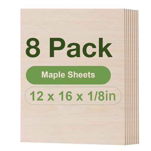 8 Pack Maple Plywood Sheets