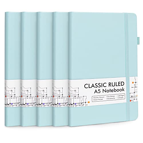 5 Pack Notebooks Journals Bulk (5 Count)