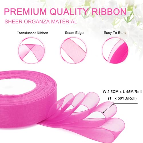 Pink Ribbon for Gift Wrapping (150 Foot)