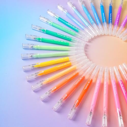 ROSYMENG 10 Colors Acrylic Gel Pens Set (10 Count)