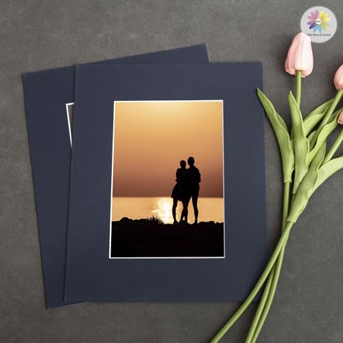 Mat Board Center 10 Pack 8x10 Photo Mats for 5x7 Picture