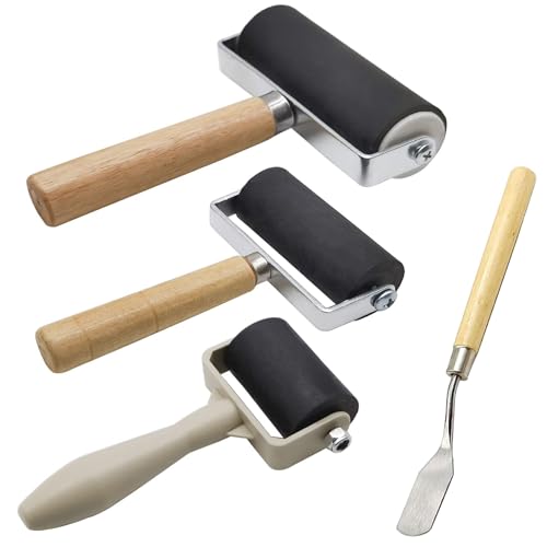 4 Pack Rubber Roller