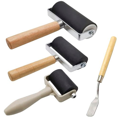 4 Pack Rubber Roller