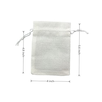 Pack of 25 Burlap Gift Bags with Drawstring Linen Jewelry Pouches Wedding Hessian Jute Bags for Birthday and Treat Pouches Party Wedding Favors Gift