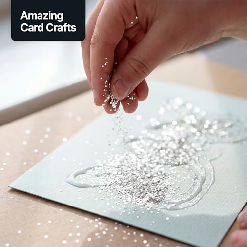 Craft Glitter Shaker White Iridescent 130g Microfine (4.58562 Ounce)