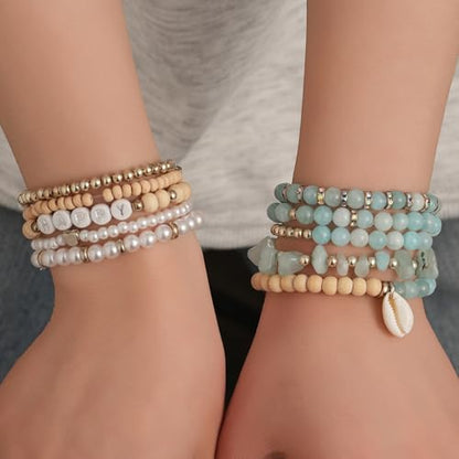 Jewelry Making Supplies Kit Natural Stone Beads for Irregular Natural Stone with for DIY Craft Bracelet Necklace Earrings for Adults